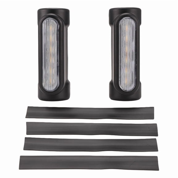 Motorcycle Led Highway Bar Switchback Driving Light/Turn Signal Light For (Black)