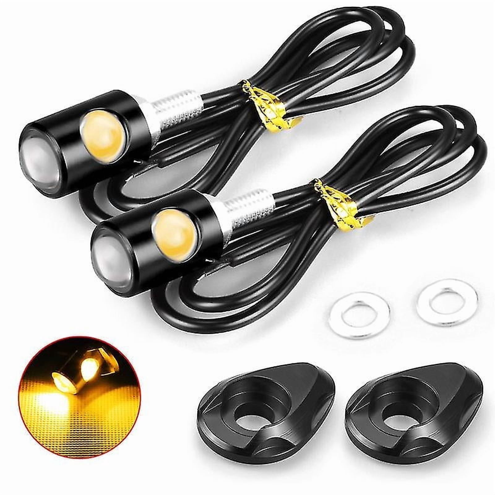 Mini Led Rear Brake Indicators Motorcycle Led Mini Turn Signal Cnc Eagle Eye Shape Turn Indicators ...