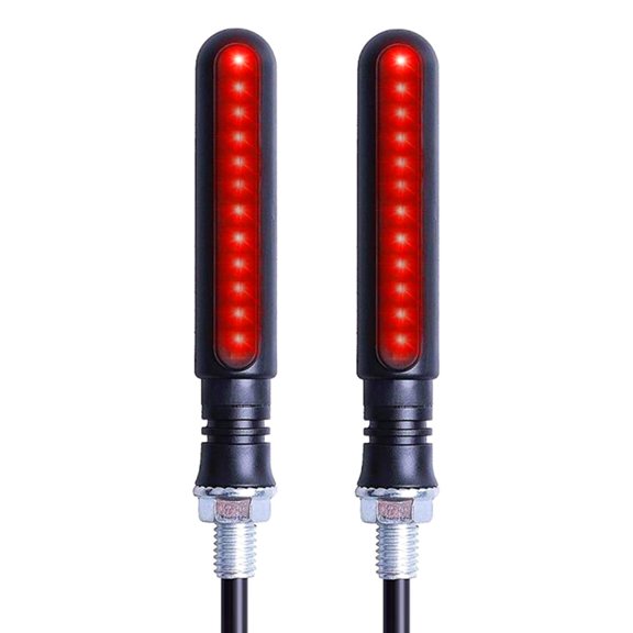 Motorcycle Led Turn Signals Directional Indicators Flashing Rear Tail Brake Flasher Light Stop Light Motorcycle DRL Lamp