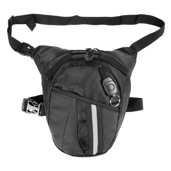Motorcycle Leg Bag, Waterproof Oxford Outdoor Fanny Pack Waist Pack Bag with Four Different Pockets, Camping, Biking