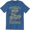thumbnail image 1 of Motorcycle Legend Vintage Motorcycle UK Motor - Squad Rider Men's T-Shirt, 1 of 4