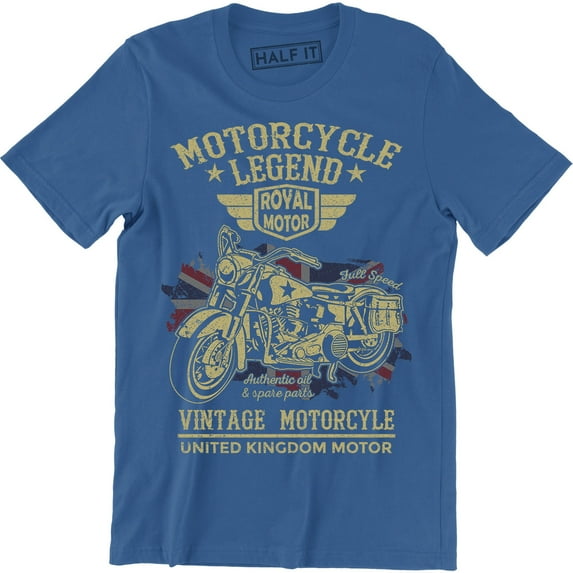 Motorcycle Legend Vintage Motorcycle UK Motor - Squad Rider Men's T-Shirt