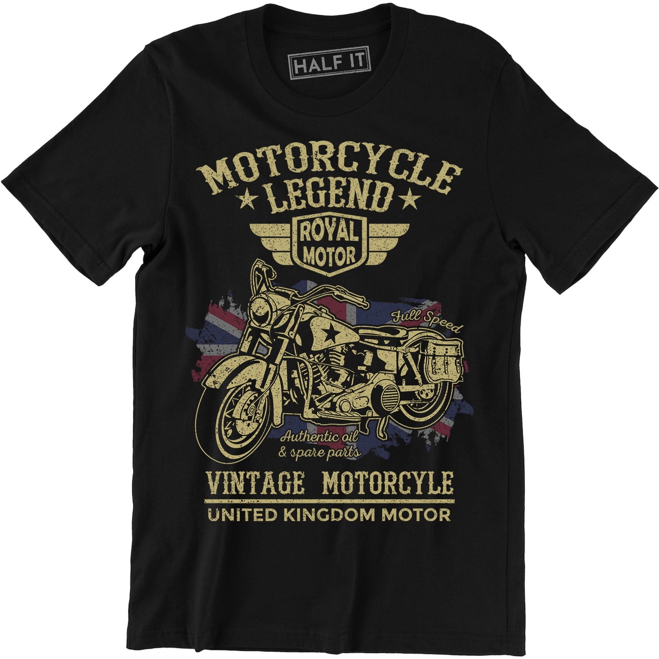 Buy Vintage Motorcycle Legend Men's T-Shirt at Ubuy Cameroon