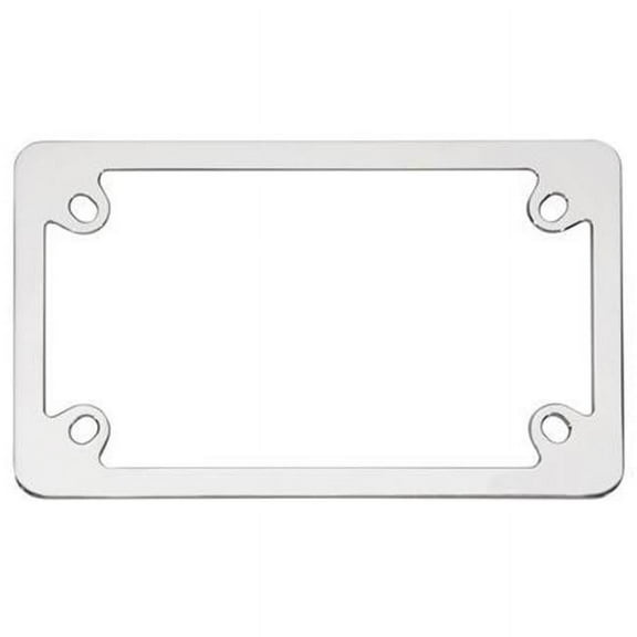 Motorcycle License Plate Frame Neo, Chrome
