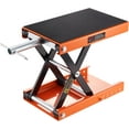 thumbnail image 1 of Motorcycle Lift, 1100 LBS Motorcycle Scissor Lift Jack with Wide Deck & Safety Pin, 3.7"-13.8" Center Hoist Crank Stand, Steel Scissor Jack for Street Bikes, Cruiser Bikes, Touring Motorcycles, 1 of 10