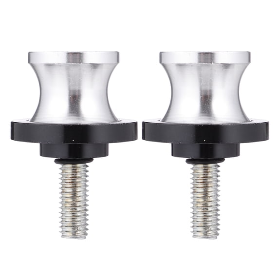 CIMAXIC Aluminum Alloy Motorbike Lifting Screw Plated Silver Durable Frame Screw for Motorcycle