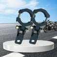 thumbnail image 1 of Motorcycle Light Mount Shock Absorber Clip Aluminum Alloy Bracket - Universal ATV Roof LED Light Bar Install Kit with Hardware​(Black,B), 1 of 6