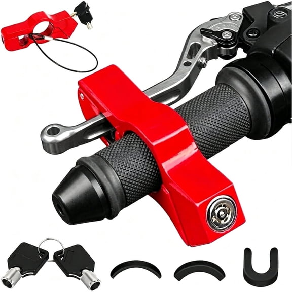 Motorcycle Locks Anti Theft, Motorcycle Lock Grip Brake Security Lock for Scooter Moped Bike ATV & Motorcycle Accessories