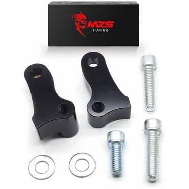 Chrome 1-Inch Adjustable Rear Lowering Kit For Harley Dyna Models 1995-2005 – Super Glide, Wide Glide, Street Bob, Fat Bob, Low Rider