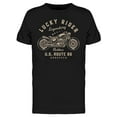 thumbnail image 1 of Motorcycle Lucky Rider T-Shirt Men -Image by Shutterstock, Male x-Large, 1 of 2