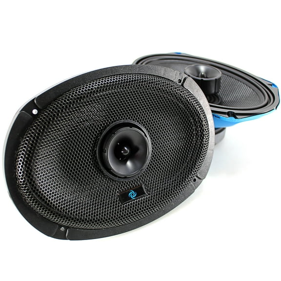 Motorcycle/Marine 6x9" Hybrid Coax 100W RMS Midrange Galeforce F1 Speakers Pair