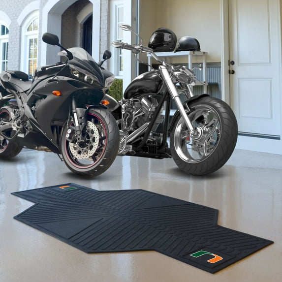 Motorcycle Mat - Hurricanes University of Miami 82.5"x42"