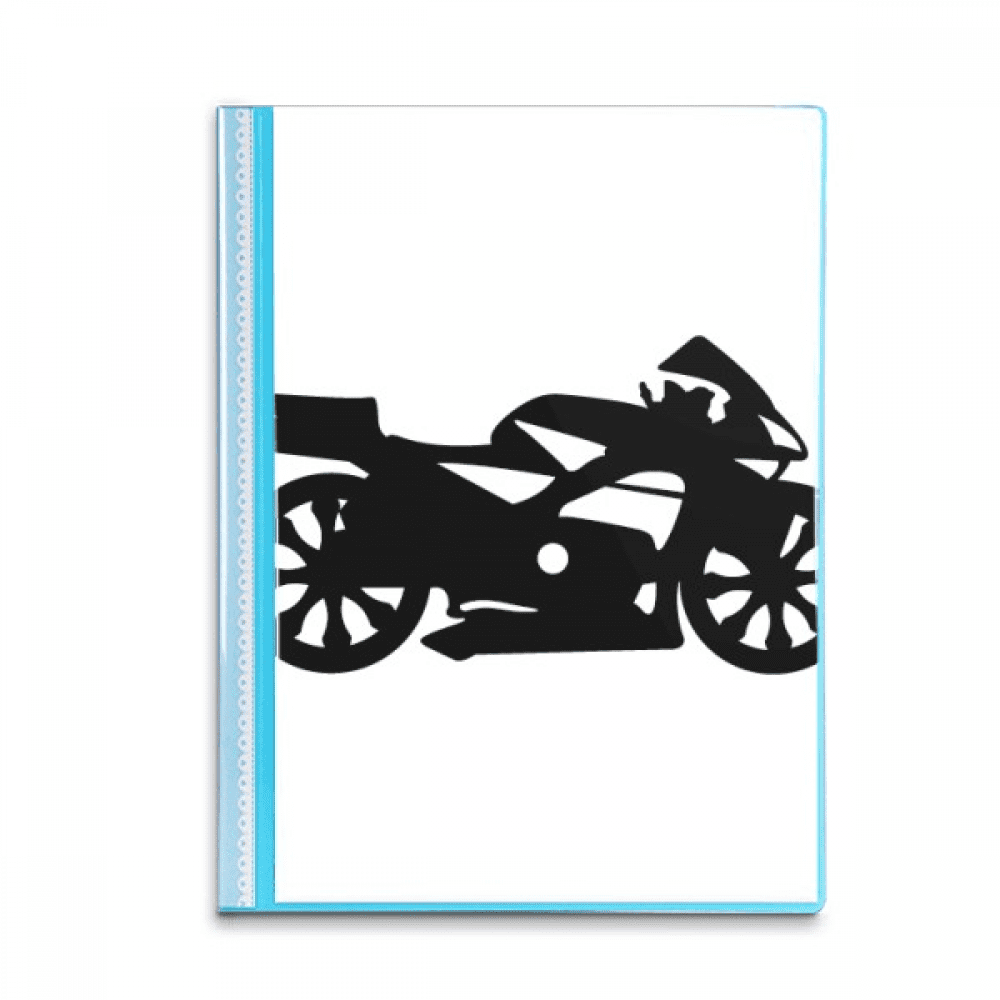 Motorcycle Mechanical Black Outline Book Sheet Protectors Portfolio ...