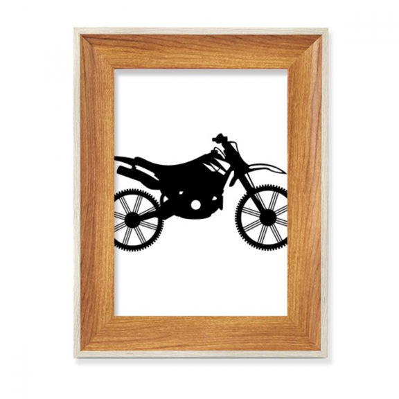 Motorcycle Mechanical Illustration Pattern Desktop Wooden Photo Frame Display Picture Art Painting Multiple Sets