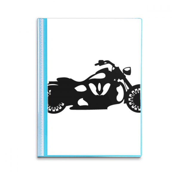 Motorcycle Mechanical Outline Pattern Book Sheet Protectors Portfolio Binder Folder
