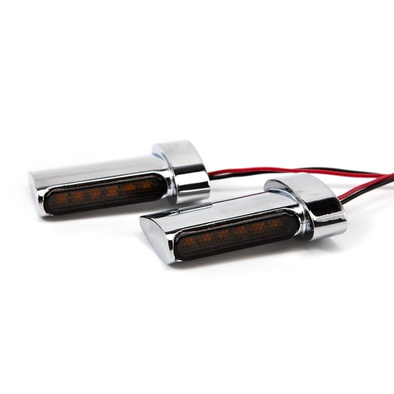 Motorcycle Mini Led Rear Turn Signal light Lamp Smoke Blinker lndicators For Softail Sportster XL 1200 883 Dyna Low Rider Bob