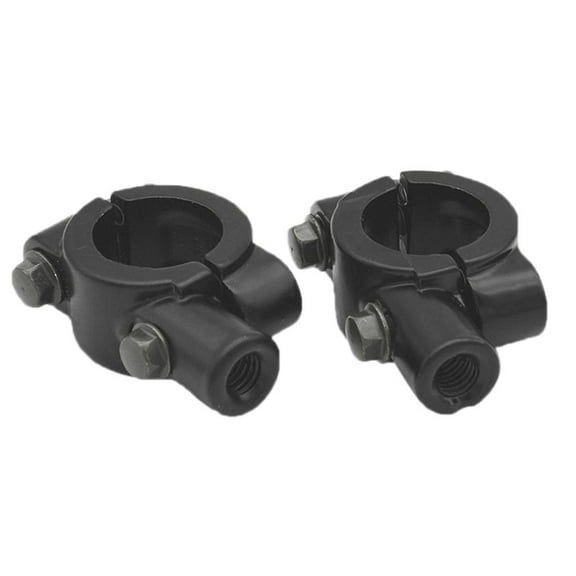 Motorcycle Mirror Bracket Adapter Clamp Mirror Clamp Handlebar Clamp Bracket Suitable for 22mm (7/8 ") Motorcycle Handlebars