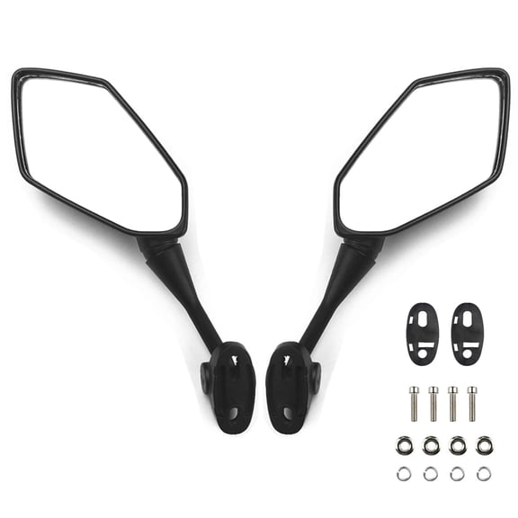 Motorcycle Mirrors Rear View Mirrors Compatible with CBR600 F4 F4I 1999-2006 CBR900 CBR919 CBR929 CBR954 1998-2003 RC51 RVT1000 DD250E DD300 DD350