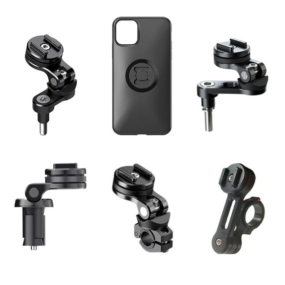 Motorcycle Mobile Phone Bracket Scooter Handlebar SeatMirror Support GPS Navigation Shock Absorption And Fall PreventionInstal