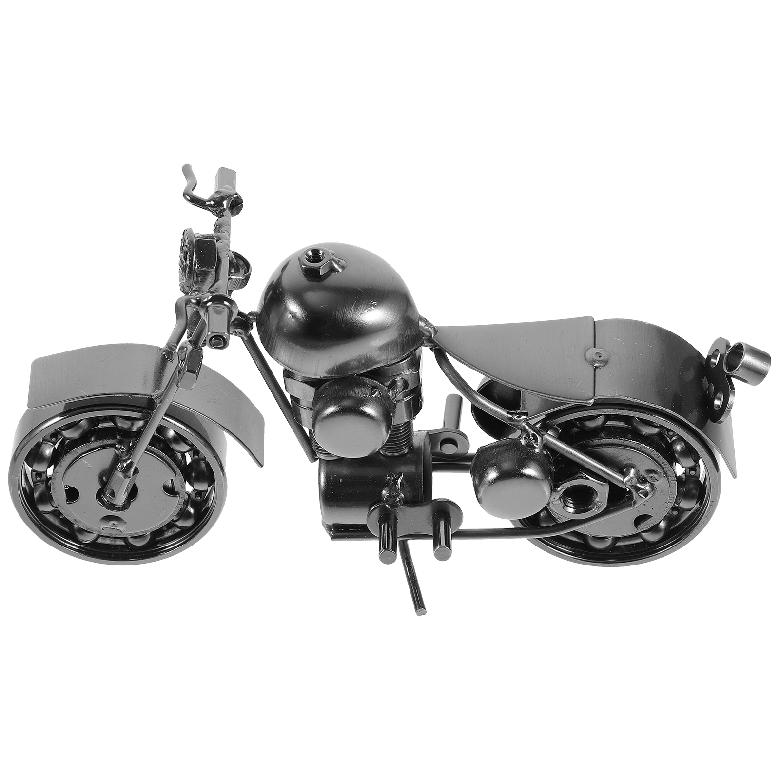 Motorcycle Model Vintage Decor Toy Sculpture Figurines Mini Metal Ornament Home Decoration