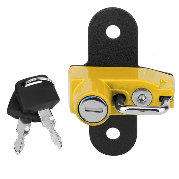 Motorcycle Modification Aluminum Alloy Helmet Lock Mount Hook Fit for Suzuki V-Strom 250 2017+(Yellow )