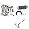 thumbnail image 1 of Motorcycle Modified Full Systems Exhaust Pipe Link Front Pipe 60mm For BMW S1000RR S1000R 2010 2011-2018, 1 of 4