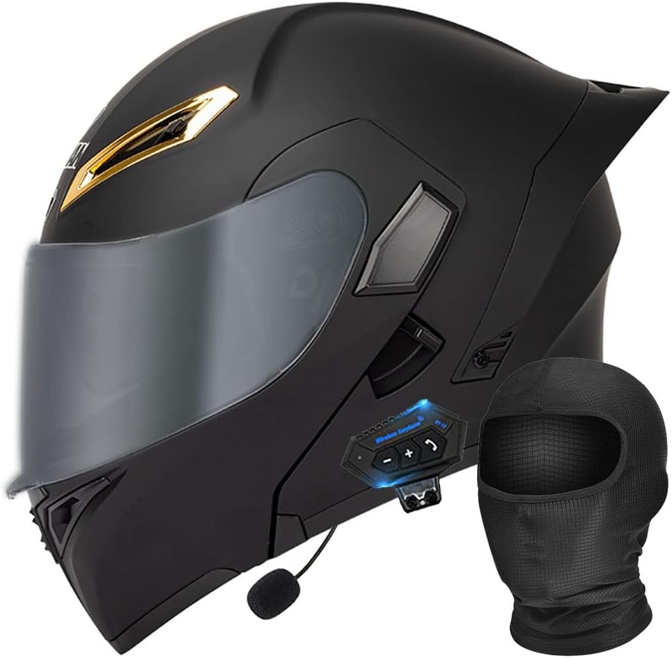 Motorcycle Modular Bluetooth Generic DOT/ECE Approved Flip Up Front ...