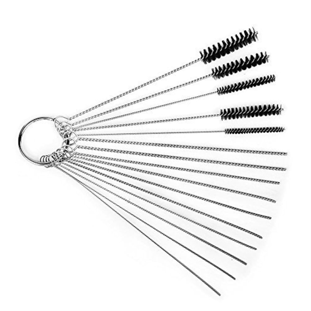 Motorcycle Moped Carburetor Cleaning Tool Kit Stainless Steel Needles and Brushes for Carb