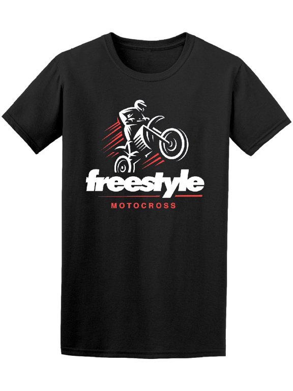 Motorcycle Motocross Freestyle T-Shirt Men -Image by Shutterstock, Male Large