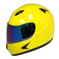 thumbnail image 1 of Motorcycle Motocross MX ATV Dirt Bike Youth Full Face Helmet HG316 Glossy Yellow, 1 of 6
