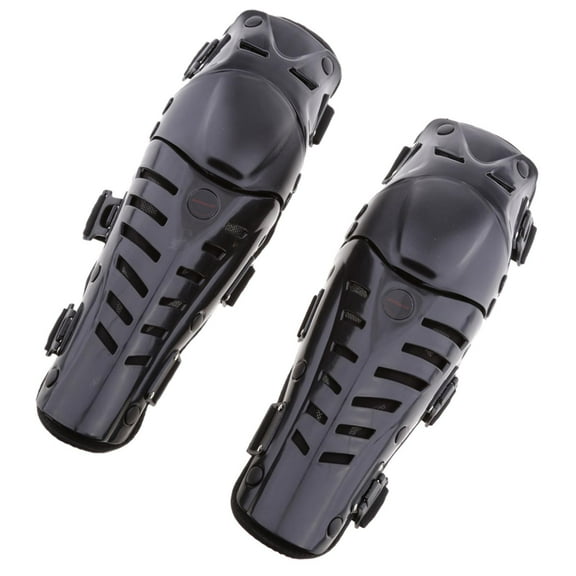 Motorcycle Motocross Racing Knee Shin Guards Pads Protector Gear Black