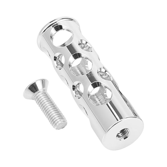 Motorcycle Motorbike Foot Shifter Pegs Shift Lever Foot Peg Replacement M8 x 1.25 Silver Tone