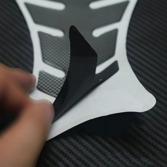 Motorcycle Motorbike Tank Pad Protector Sticker Decal Gas Fuel Oil Tank Pad Universal 3D Creative Fish Bone Sticker LY745 I1W8