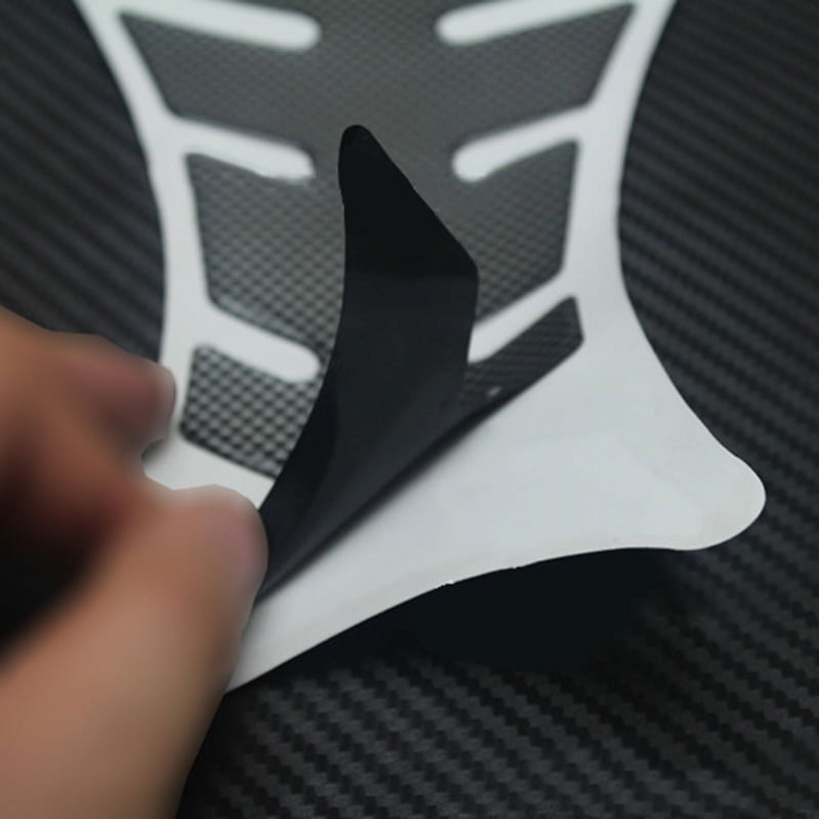 Motorcycle Motorbike Tank Pad Protector Sticker Decal Gas Fuel Oil Tank Pad Universal 3D Creative Fish Bone Sticker LY745