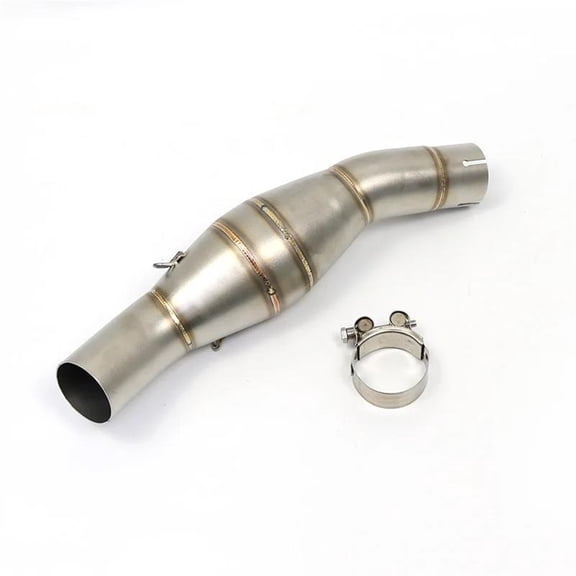 Motorcycle Muffler Exhaust Pipe Stainless Steel Middle Section Link Pipe For TNT300 TNT600 BN300 Tnt 600