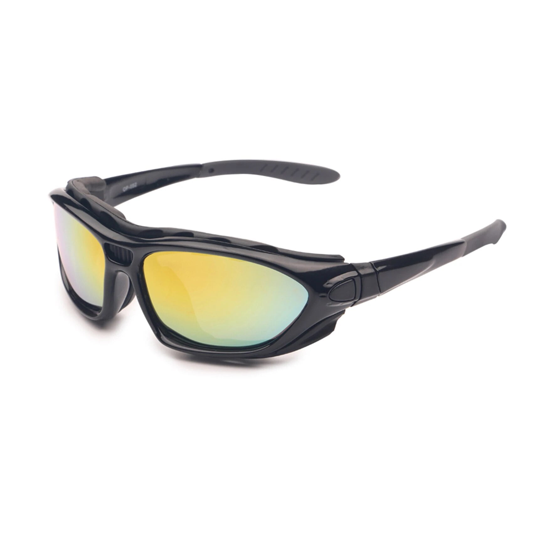 Motorcycle Multicolored Lens Sunglasses Interchangeable Arms Strap UVA UVB Windproof Sandproof