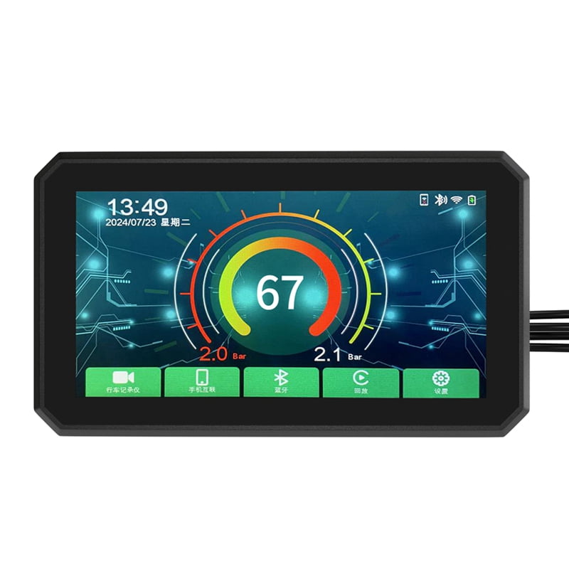Motorcycle Navigation 5.5 Inch Display Screen GPS IP67 Waterproof