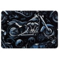 thumbnail image 1 of Motorcycle Non-Slip Polyester Floor Carpet Door Rugs - Machine Washable Kitchen Rug, 1 of 6