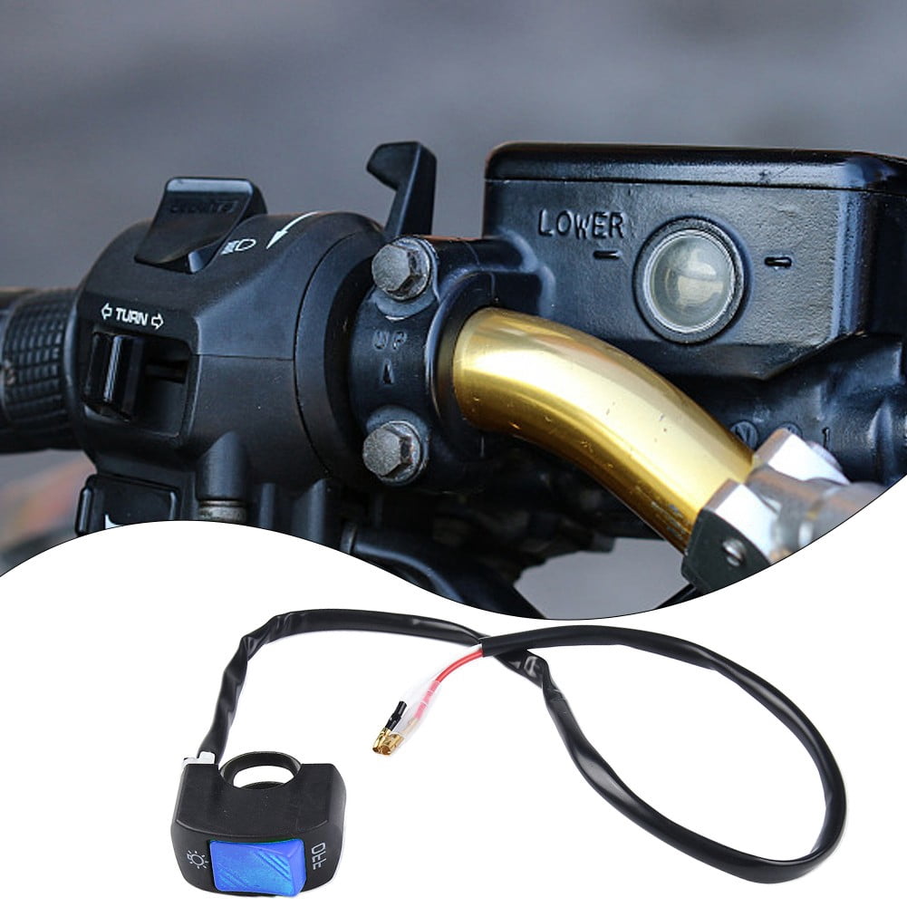 Motorcycle ON-OFF Button Handlebar Mount Dirt Bike Light Waterproof ...
