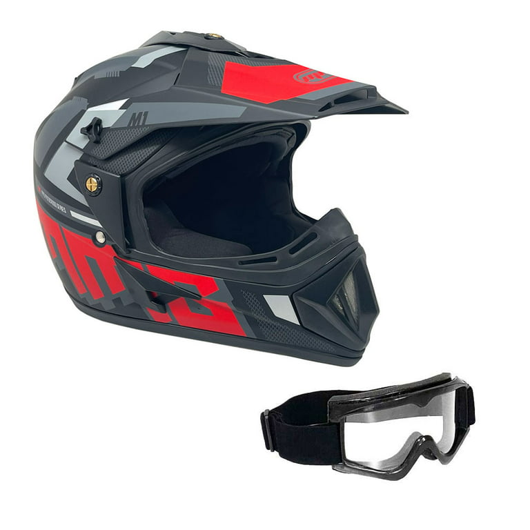 Motocross Helmet Adult Motocross ATV Helmets Offroad Street Dirt Bike BMX  ATV Helmet Goggles Casco DOT