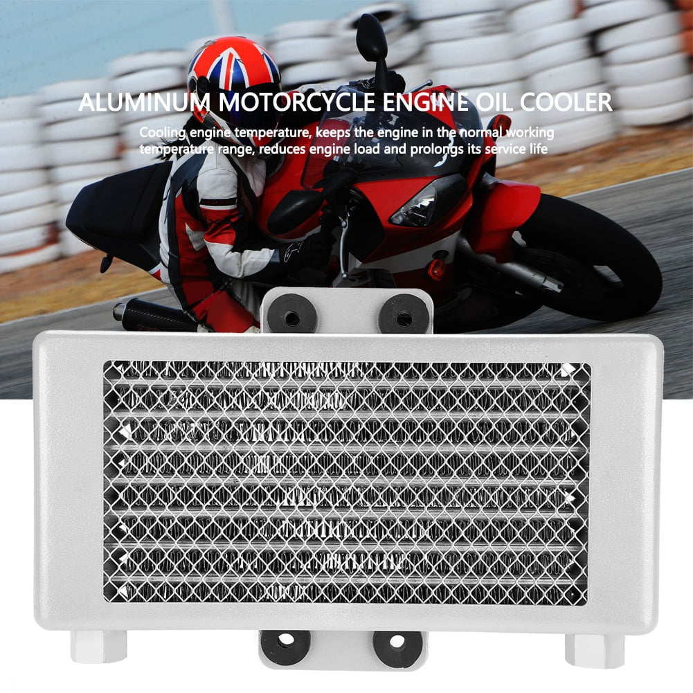 Motorcycle Oil Cooler, Upgrade 125ml Motorcycle Aluminum Engine Oil