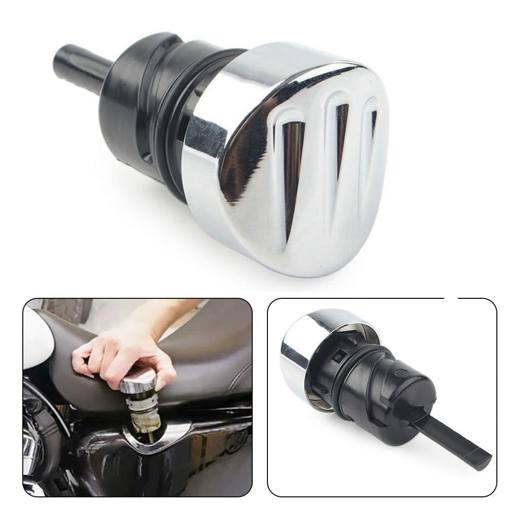 Chrome Brake Fluid Cap For Harley Davidson - Fits Sportster, Softail & More