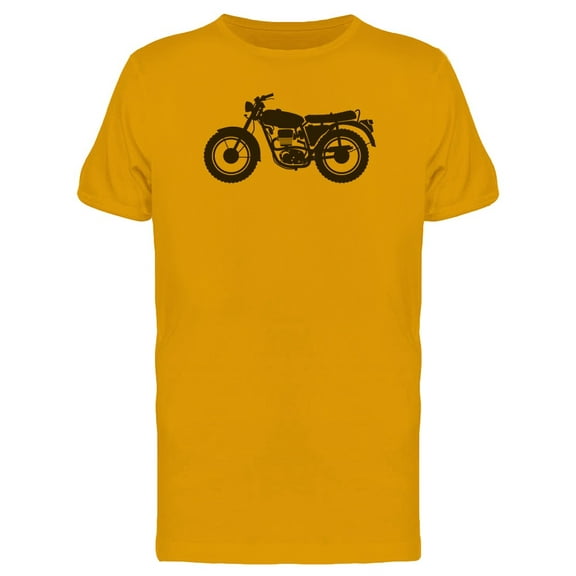 Motorcycle On A White   Art T-Shirt Men -Image by Shutterstock, Male 3X-Large