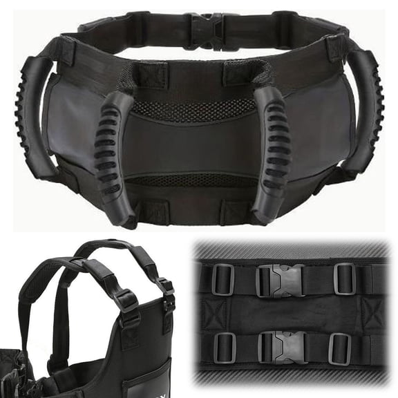 Motorcycle Passenger Grips Adjustable Universal Motorcycle Seat Belt Heavy Duty Suitable for All Ages Motocross Scooter Snowmobile