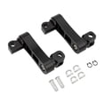 thumbnail image 1 of Motorcycle Passenger Rear Foot Peg Bracket Mount Kits Black, 1 of 8
