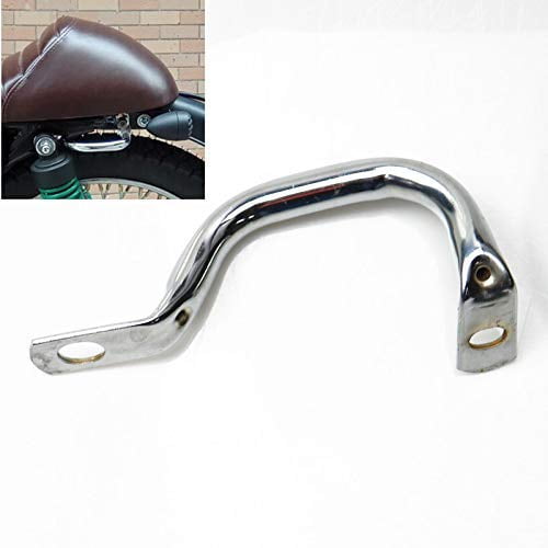 Motorcycle Passenger Seat Rear Handle Left Side Grab Bar Tail Armrest Handrail For Honda CG125 Cafe Racer Cruiser