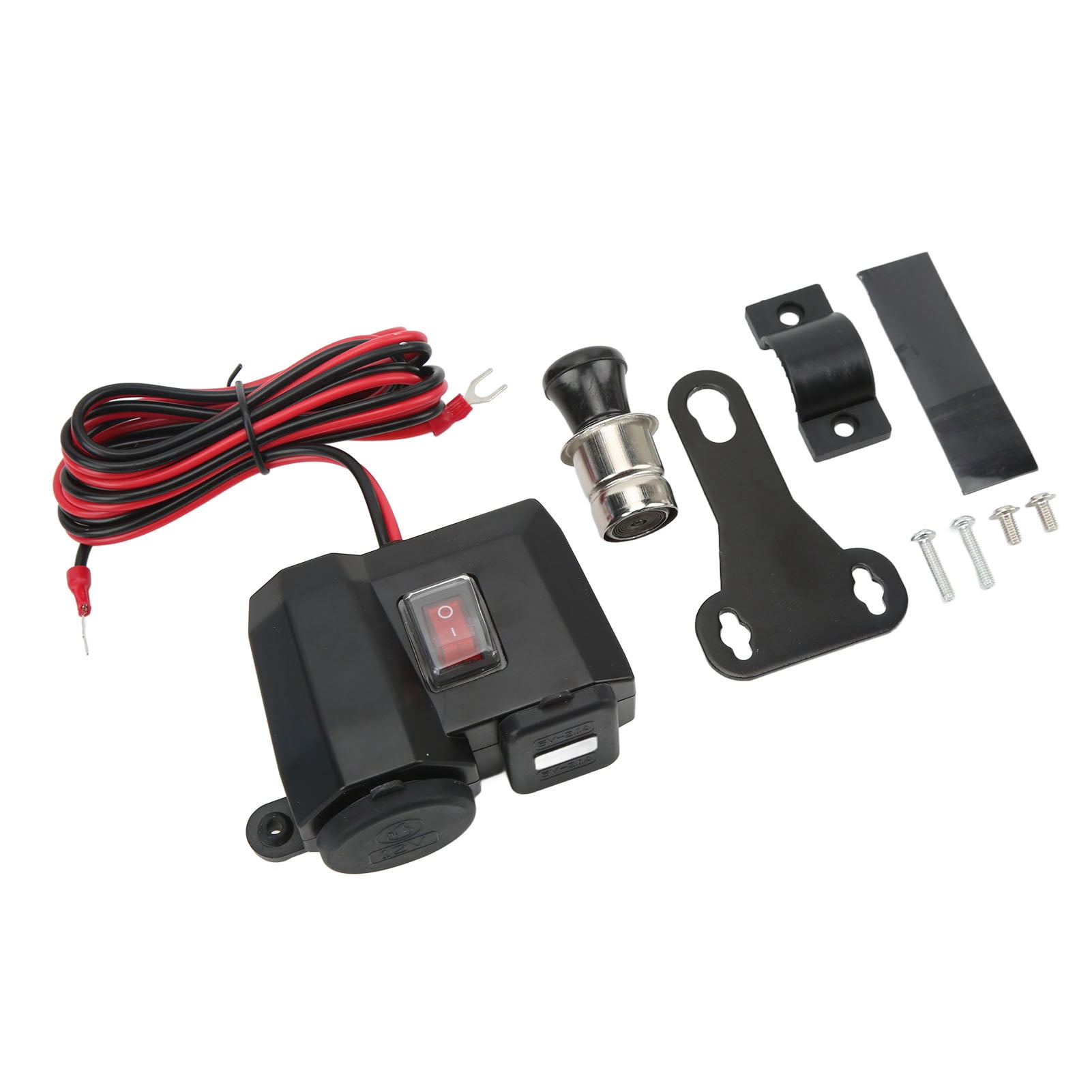 Motorcycle Phone Charger Motorcycle Handlebar Dual USB Charger with