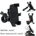 thumbnail image 1 of Motorcycle Phone Holder For Kawasaki Eliminator 125 on Blackline Breakout Cross Bones Dyna, 1 of 8