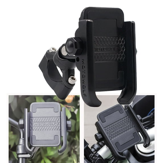 Motorcycle Phone Holder For Suzuki GS850GX on Blackline Breakout Cross Bones Dyna