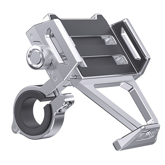 Motorcycle Phone Holder Quick Installation Motorbike Handlebar Mount Phone Cradles 360 Degree Rotating Shockproof Stand